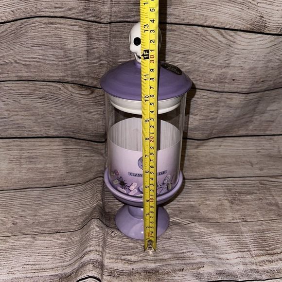 Cobwebs & Cauldrons Skull Purple‎ Halloween Candy Jar - Picture 7 of 7